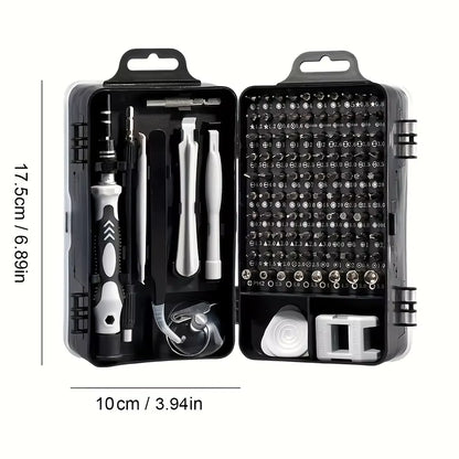 115 in 1 Precision Screwdriver Set, Chyaya Professional Mini Screwdriver Set, Suitable for Iphone, Laptop, Pc, Watches, Glasses