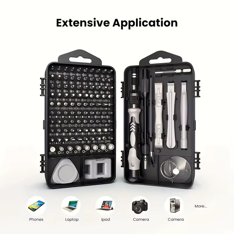 115 in 1 Precision Screwdriver Set, Chyaya Professional Mini Screwdriver Set, Suitable for Iphone, Laptop, Pc, Watches, Glasses